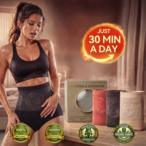 🏆Ends Today: 70% OFF! 💦🍕KLENIMORE™ Moringa & Berberine 4-In-1 Micro-Particle Sculpting & Fat-Burn Shorts🎖️