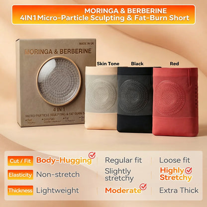 🏆Ends Today: 70% OFF! 💦🍕KLENIMORE™ Moringa & Berberine 4-In-1 Micro-Particle Sculpting & Fat-Burn Shorts🎖️