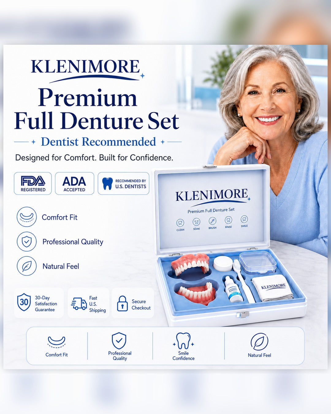 🏆Ends Today: 70% OFF! 🏆2026 Bestselling Product🦷 Fit for a Fresh Smile, Say Goodbye to Wearing Discomfort!
